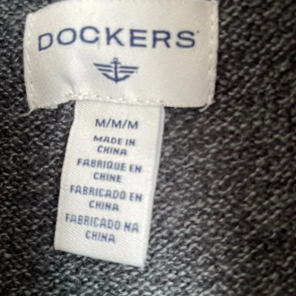 Dockers 1/4 Zip Pullover Lightweight Men M